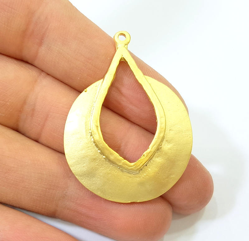 Gold Pendant Gold Plated Pendant (46x34mm)  G8302