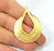 Gold Pendant Gold Plated Pendant (46x34mm)  G8302