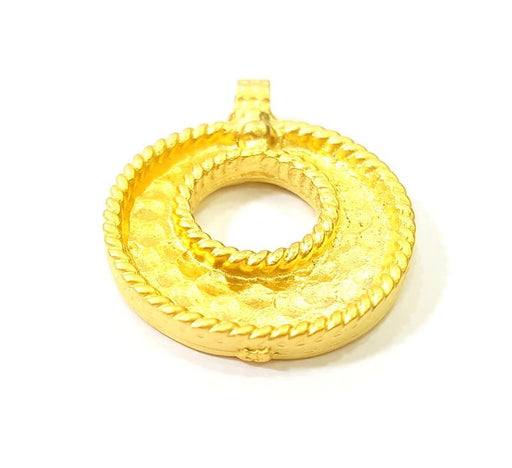 Gold Pendant Gold Plated Pendant (26mm)  G7869