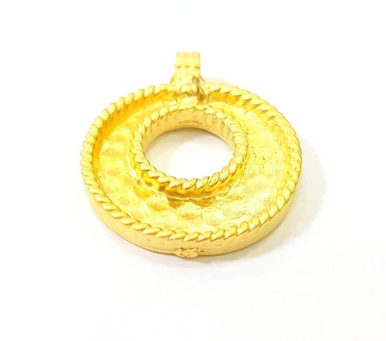 Gold Pendant Gold Plated Pendant (26mm)  G7869