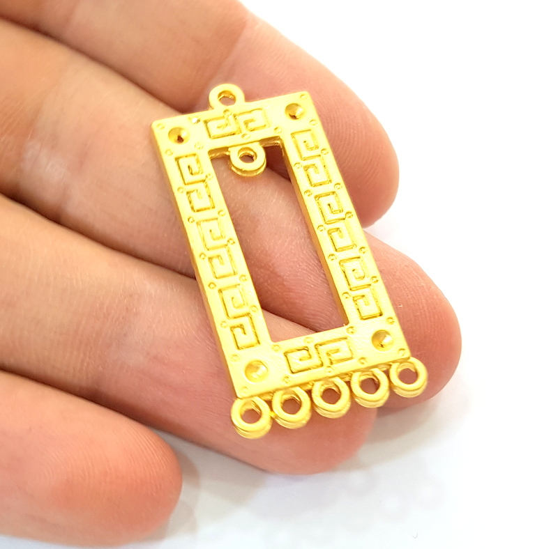 Gold Pendant Gold Plated Pendant (42x20mm)  G7879