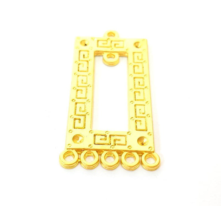 Gold Pendant Gold Plated Pendant (42x20mm)  G7879