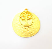 Gold Tree Charms Gold Plated  Charms (38mm)  G7887