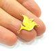 Raw Brass Dove Charms 23x21 mm G7334