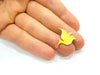 Raw Brass Dove Charms 23x21 mm G7334