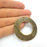 2 Antique Bronze Pendant Antique Bronze Round Pendant (49mm) G15345