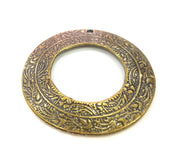 2 Antique Bronze Pendant Antique Bronze Round Pendant (49mm) G15345