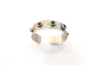 Bracelet Blanks Bangle Blanks Cuff Blanks Adjustable Hammered Bracelet Blank Antique Silver Plated Brass ( 8mm Blanks ) G8195