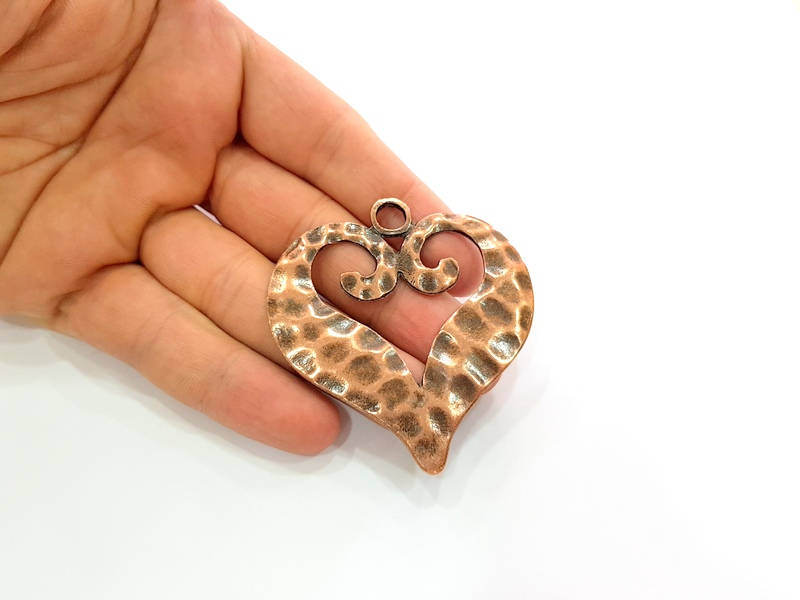 Antique Copper Pendant Antique Copper Plated Pendant (62x58mm) G7919