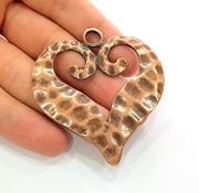 Antique Copper Pendant Antique Copper Plated Pendant (62x58mm) G7919