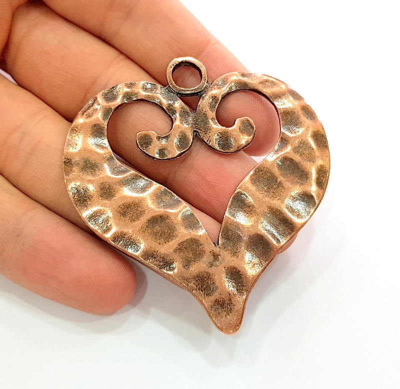Antique Copper Pendant Antique Copper Plated Pendant (62x58mm) G7919