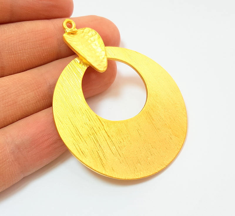 Gold Pendant Gold Plated Pendant (63x48mm) G7373