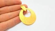 Gold Pendant Gold Plated Pendant (63x48mm) G7373