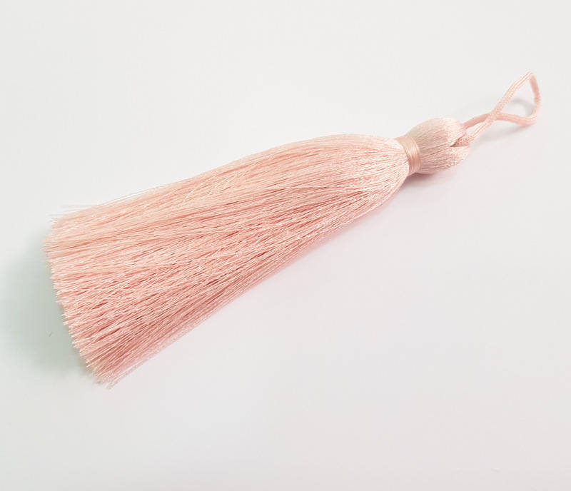 Light Pink Tassel ,   Large Thick  113 mm - 4.4 inches   G7952