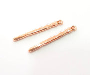 4 Rose Gold Pendant Rose Gold Plated Pendant (38x4 mm)  G7956