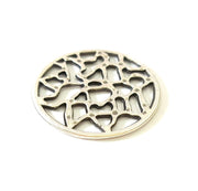 Silver Connector Pendant Antique Silver Plated Pendant Connector (29mm) G7463