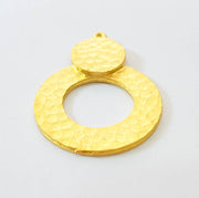 Gold Pendant Gold Plated Pendant (46x32mm)  G7481