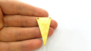 Gold Pendant Gold Plated Triangle Pendant (42x23mm)  G7484