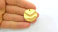 2 Gold Charms Gold Plated Charms (28mm)  G7492