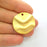 2 Gold Charms Gold Plated Charms (28mm)  G7492