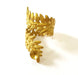 Raw Brass Ring Blank Bezel Settings Cabochon Base Mountings Adjustable (6mm blank ) G7510