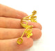Raw Brass Ring Blank Bezel Settings Cabochon Base Mountings Adjustable (6mm and 5mm blank ) G7515