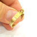Raw Brass Bezel Settings Pendant Blank  Base Blank Mountings Necklace Blank Cabochon Base  (20mm blank) G7519