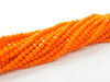 Light Orange Glass Rondelle Faceted Beads  140 Pcs (3 mm),  1 strand approx 45 cm ( approx 17,5 inch) G8043