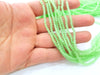 Pale Green Glass Rondelle Faceted Beads 3 mm 1 Strand approx 38 cm ( approx 14,5 inch- approx 150 Pcs) G8047