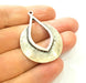 Silver Pendant Antique Silver Plated Pendant (46x34mm) G11799