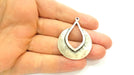 Silver Pendant Antique Silver Plated Pendant (46x34mm) G11799