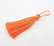 Dark Salmon Tassel Large Thick 113 mm - 4.4 inches G8057