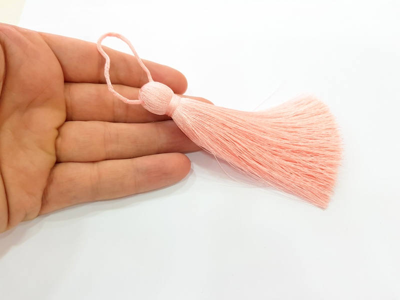 Baby Pink Tassel Large Thick 113 mm - 4.4 inches G8060