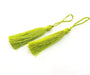 2 Pear Green Tassel (78 mm - 3 inches) G8063