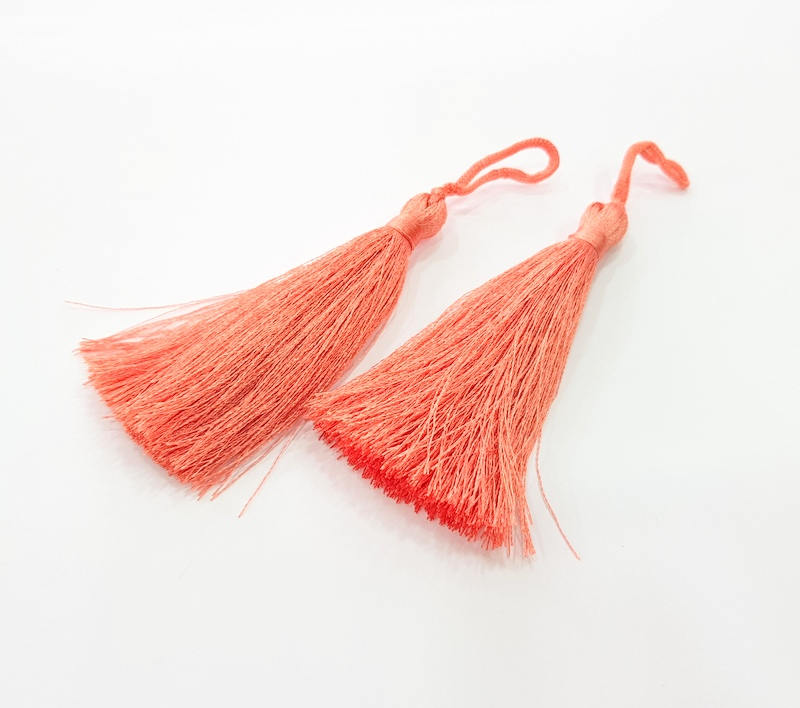 2 Blush Pink Tassel (78 mm - 3 inches) G8064