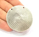 Silver Pendant Antique Silver Plated Pendants (51mm)  G8079