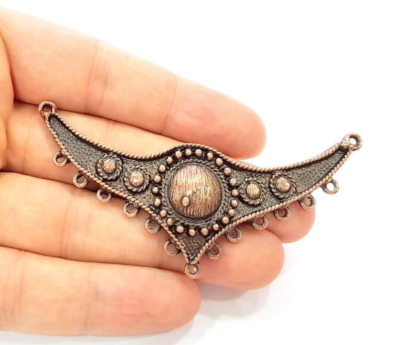 Antique Copper Pendant Antique Copper Plated Pendant (82x33mm) G8090