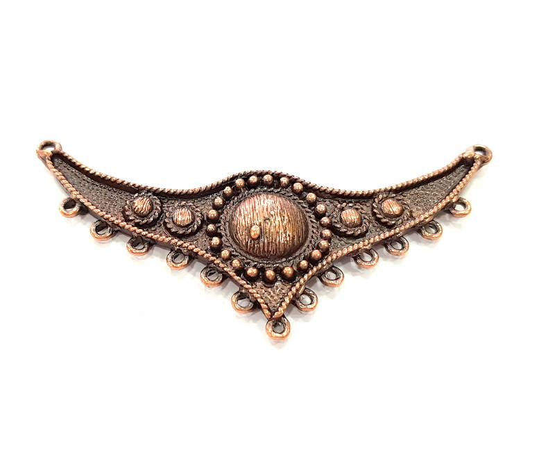 Antique Copper Pendant Antique Copper Plated Pendant (82x33mm) G8090