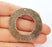 Antique Copper Medallion Pendant Antique Copper Plated Pendant (50mm) G11840