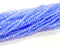 Cornflower Blue Glass Rondelle Faceted Beads  140 Pcs (4x3 mm),  1 strand approx 45 cm ( approx 17,5 inch) G8100