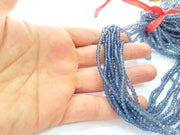Sapphire Blue Glass Rondelle Faceted Beads 3 mm 1 Strand approx 38 cm ( approx 14,5 inch- approx 150 Pcs) G8107