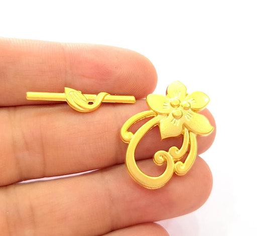 Gold Plated Toggle Clasp Findings  G8147