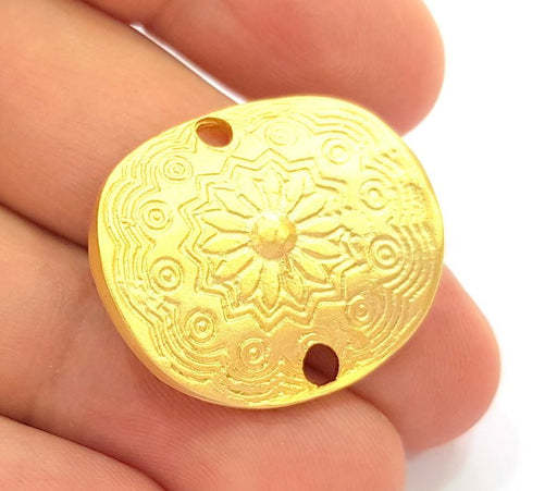 Gold Plated Connector Pendants (29x25mm)  G6215