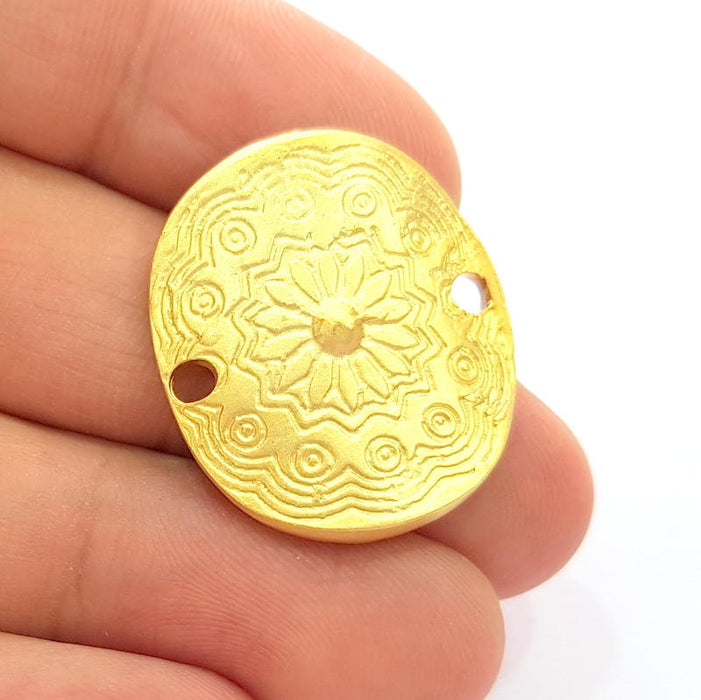 Gold Plated Connector Pendants (29x25mm)  G6215