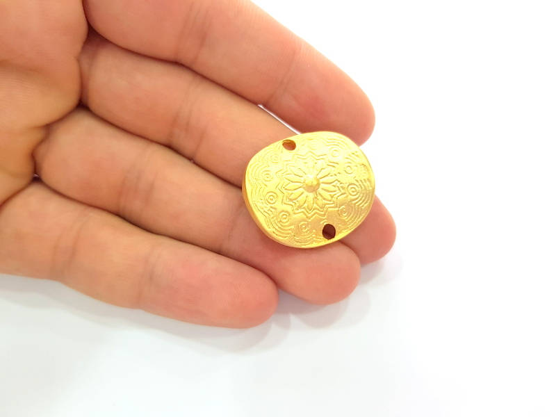 Gold Plated Connector Pendants (29x25mm)  G6215