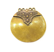 Tuareg Pendant Ethnic Pendant Antique Bronze Pendant (58mm) G8158