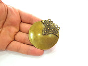Tuareg Pendant Ethnic Pendant Antique Bronze Pendant (58mm) G8158