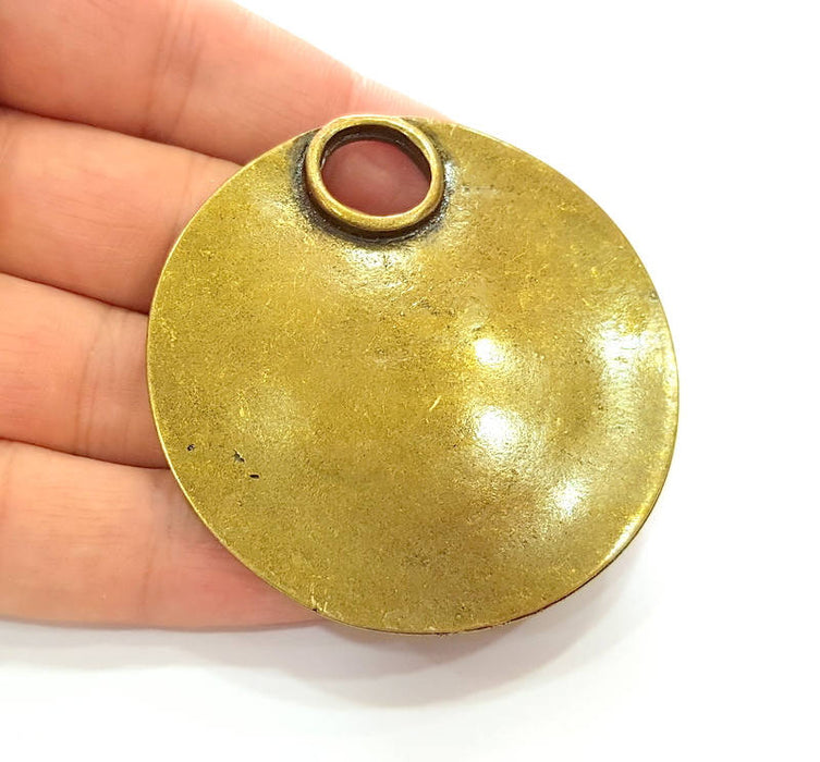 Antique Bronze Pendant (60mm) G8160