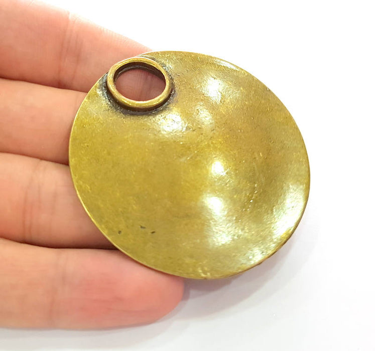 Antique Bronze Pendant (60mm) G8160