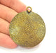 Antique Bronze Pendant (52mm) G8161